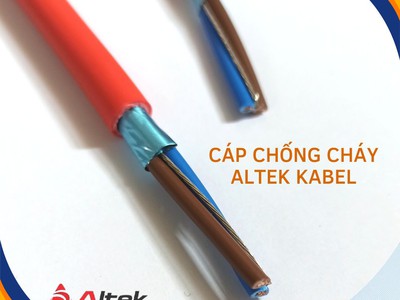Cáp chống cháy chống nhiễu ALTEK KABEL 2 lõi x 1.0mm/1.5mm/2.5mm 7