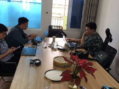 Cho thuê nhóm 2-4 người ngồi làm việc tại Nguyễn Văn Lộc, sân bên ngoài view đẹp, thang máy, ô tô 1