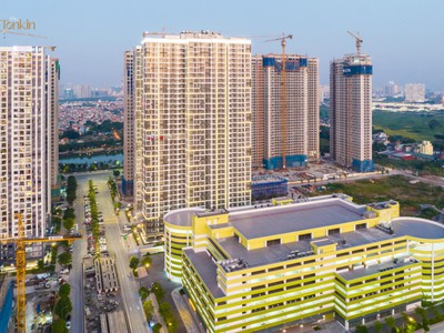 Cho thuê dttm, shop chân để tòa nhà để xe parking zone 3 vinhomes smart city 0