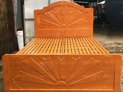 Giường Sắt Giả Gỗ Giá Rẻ - Nội Thất Đại Thành 0