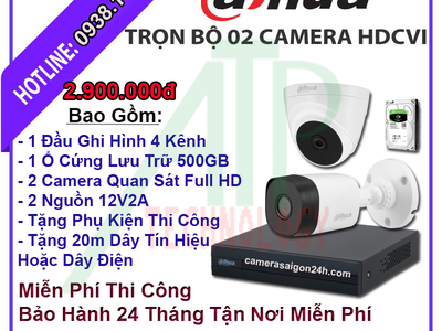 Trọn Gói Lắp Đặt Camera Quan Sát Giá Rẻ 0