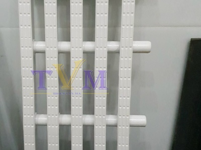 Thanh nhựa thoát nước hồ bơi, tấm sàn nắp kín dập gân màu vàng, thanh Y shape frp 2