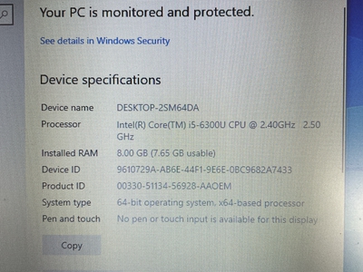 Dell Latitude e7280 I5 6300 ram 8 ssd 256 màn hình 12,5 inch như mới 4