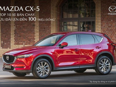 Mazda Cx-5 ưu đãi cực khủng lên đến 100tr tiền mặt, tặng phụ kiện cao cấp, bảo hiểm thân vỏ. 0