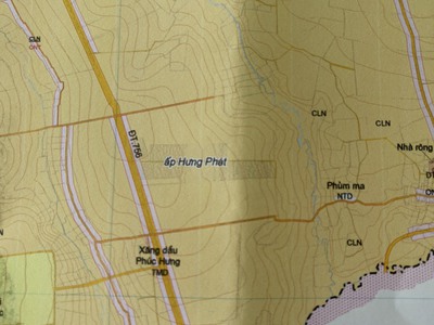 770 triệu - 1179,7 m2   ĐT. 756 - BÌNH PHƯỚC 6