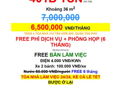 Văn Phòng Đẹp Giá Rẻ Quận Tân Phú 0