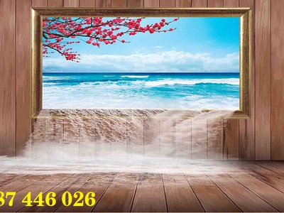 Gạch tranh phong cảnh cửa sổ HP7295 2