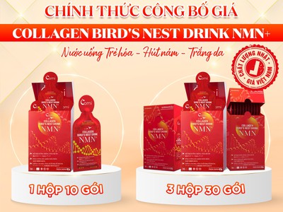 Collagen Yến Nmn , Nước Uống Trẻ Hóa - Hút Nám - Trắng Da, 1 Hộp/10 Gói - 1 Gói/25Ml  Mới 100 5