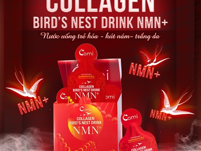Collagen Yến Nmn , Nước Uống Trẻ Hóa - Hút Nám - Trắng Da, 1 Hộp/10 Gói - 1 Gói/25Ml  Mới 100 3