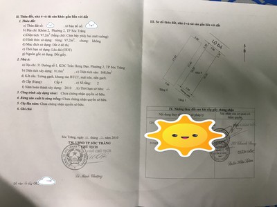 Chính chủ cần bán căn nhà tại số 31 đường số 1, kdc 586, đường trần hưng đạo, phường 2, sóc trăng 2