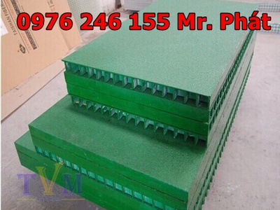 Thanh thoát nước hồ bơi, ốp gờ frp chống trượt, tấm sàn nhựa frp grating dập gân 2