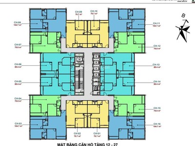 Bán Căn Hộ 2PN 2,6TỶ Và 3PN 3,1TỶ Tòa DV01 Chung Cư Rose Town 4