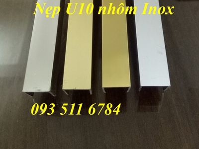Nẹp U nhôm Nẹp Inox U Nẹp chỉ trang trí tường sàn 1