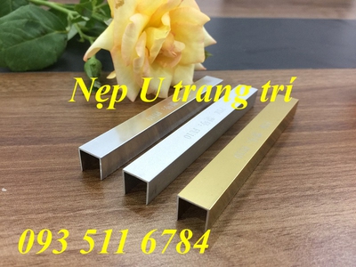 Nẹp U nhôm Nẹp Inox U Nẹp chỉ trang trí tường sàn 2