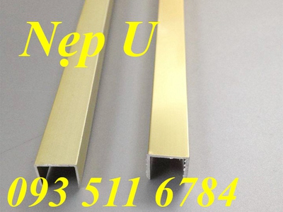 Nẹp U nhôm Nẹp Inox U Nẹp chỉ trang trí tường sàn 0