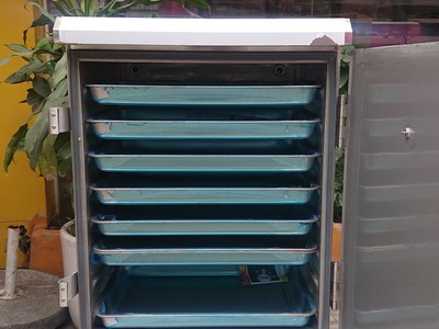 Tủ nấu cơm bằng điện 8 khay inox 304 3