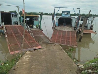 Sang nhượng gấp bến phà phong nẫm qua cầu cái trâm - huyện kế sách - sóc trăng 0