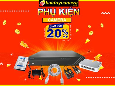 Chương trình khuyến mãi giảm giá các mặt hàng phụ kiện lắp đặt Camera 0