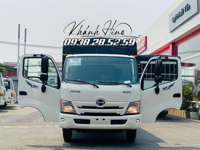 Xe Tải Hino 720 3T5 Thùng Mui Bạt Bửng Nhôm Dài 5m3 0