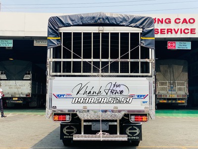 Xe Tải Hino 720 3T5 Thùng Mui Bạt Bửng Nhôm Dài 5m3 7