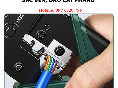 Kìm bấm mạng RJ45/RJ11 Ugreen 70683 giúp bạn bấm hạt mạng, cắt dây, tước dây mạng 2