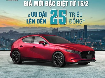 All New Mazda 3 Ưu đãi lên đến 40 triệu, Tặng bảo hiểm thân vỏ và phụ kiện cao cấp 0