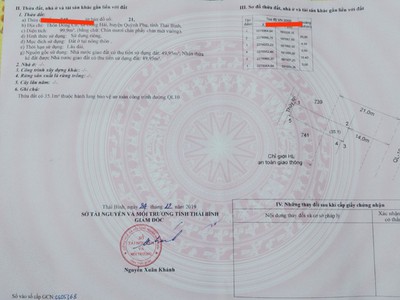 Bán lô đất quốc lộ 10a, xã đông hải, huyện quỳnh phụ, thái bình 2