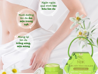 Kem trắng da body kén tằm collagen NDK có tốt không 3