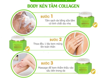 Kem trắng da body kén tằm collagen NDK có tốt không 4