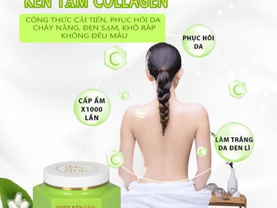 Kem trắng da body kén tằm collagen NDK có tốt không 5