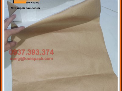 Bao giấy đựng hạt nhựa 25kg 0