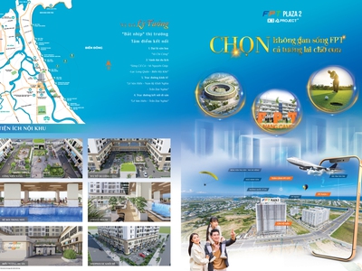 Căn hộ chung cư FPT PLAZA 2 bàn giao quý 2/2023 giá 1ty8 căn 2 PN 1