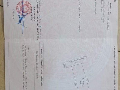 Cần bán gấp lô đất mb6192 lô 50 gần ngã tư đường vị trí siêu đắc địa tại tỉnh thanh hóa. 0