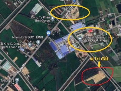 Cho thuê đất làm kho bãi Hòa Khánh Tây , Đức Hòa, Long An 0