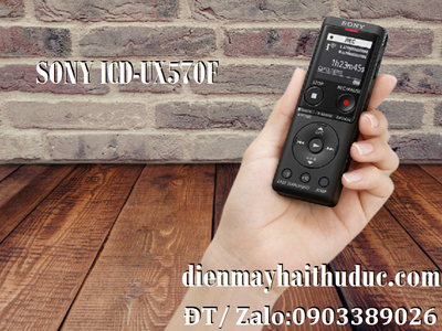 Máy ghi âm Sony ICD-UX570f hỗ trợ loa ghi phát to rõ 2