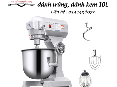 B10  Máy trộn bột, đánh kem, đánh trứng 10L 0