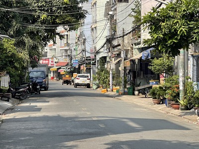 Đất mặt tiền gần chợ giản dân quận 12 - ngang 5m - hơn 116m2 - đường 12m thông. phù hợp kinh doanh 1