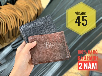 Ví da bò sale số lượng 100 cái 45k 1