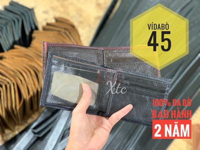 Ví da bò sale số lượng 100 cái 45k 3