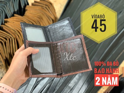 Ví da bò sale số lượng 100 cái 45k 4