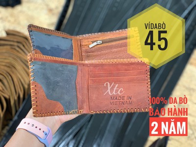 Ví da bò sale số lượng 100 cái 45k 5