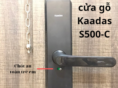 Khoá vân tay cửa gỗ cao cấp Kaadas S500-c 3