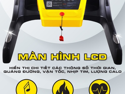 Dáng đẹp eo thon cùng máy chạy bộ Lifesport LS-4000Plus 1