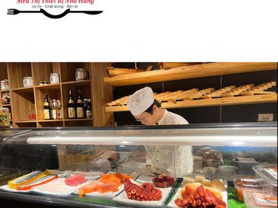 Ủ trưng bày sushi- tủ mát sashimi 1m2-1m5-1m8 2