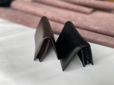 Ví da bò nappa chuyên đựng thẻ kiểu dáng suple 0