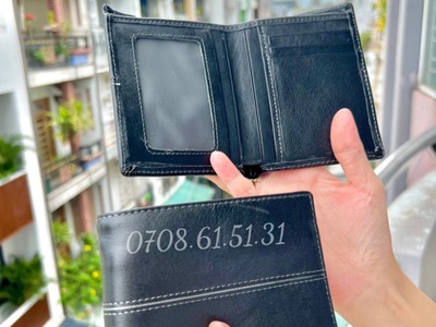 Ví nappa phối chỉ 3
