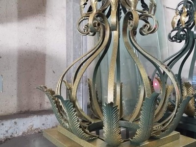 Gia công Trụ Đèn Sắt Mỹ Thuật  đẹp giá rẻ giao hàng toàn quốc 0