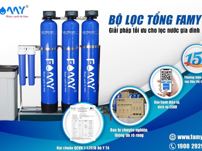 Lọc tổng FAMY - Ngại chi nước bẩn 0