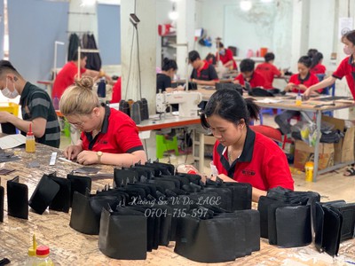 Sale lô hàng ví da thật sỉ 45k - Tận xưởng 1