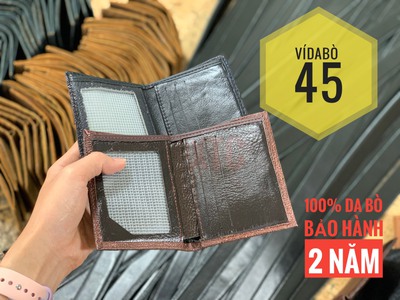 Sale lô hàng ví da thật sỉ 45k - Tận xưởng 6